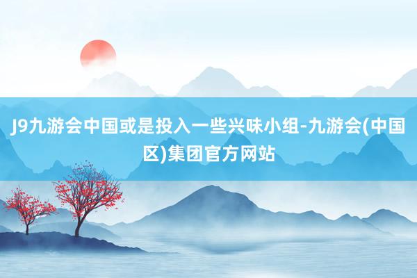 J9九游会中国或是投入一些兴味小组-九游会(中国区)集团官方网站